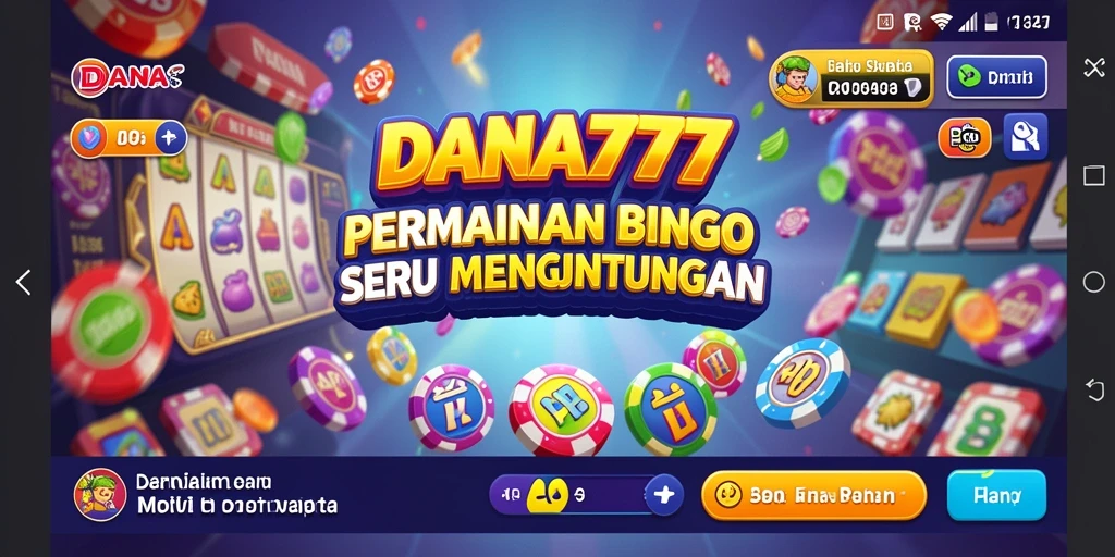 Tampilan seru gameplay DANA777 yang mengasyikkan saat bermain Bingo.