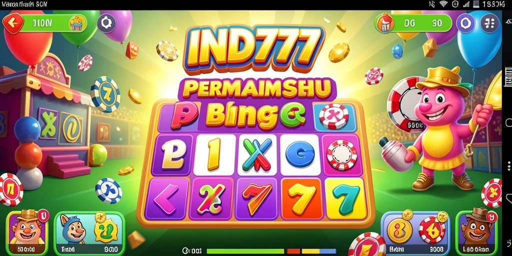Tampilan gameplay Bingo yang menarik dan interaktif di IND777.