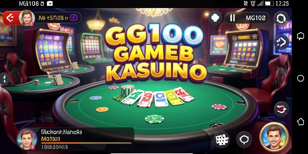 Screenshot gameplay Kasino MG108 dengan tampilan menarik dan dinamis.